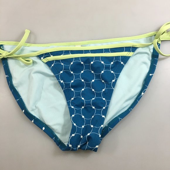 Original Penguin XS Blue Two-Piece String Bikini - Picture 3 of 6